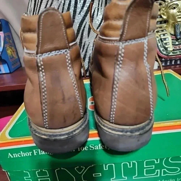 Hy-test Vintage Mens Steel toe leather boots - Picture 10 of 11